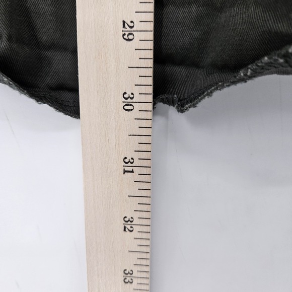 Vintage Wrangler Pearl Snap Shirt Mens Large Western Green Denim Rancher - Picture 10 of 10